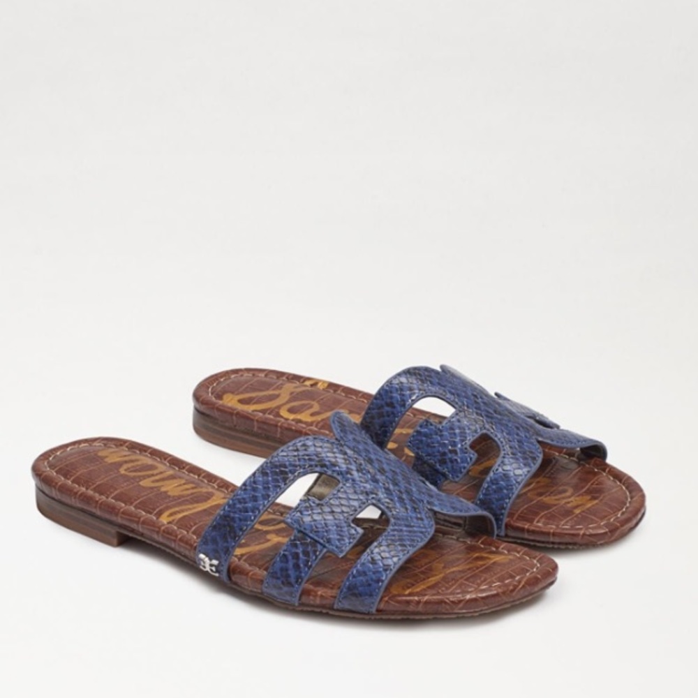 Sam Edelman Navy and Chestnut Sandals